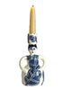 Oak Leaf Lady Candle Holder (Blue)