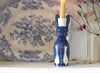 Blue Hare Candle Holder