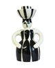 Swirling Skirt Lady Candle Holder (Monochrome)