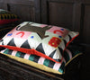 Red Flag Horse Cushion Cover