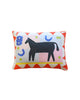 Red Flag Horse Cushion Cover
