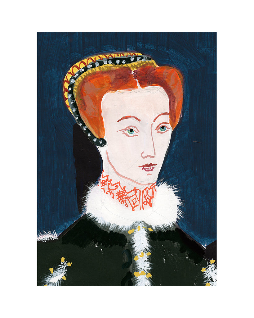 Painted Portrait - Bess of Hardwick