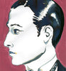 Painted Portrait- Rudolph Valentino