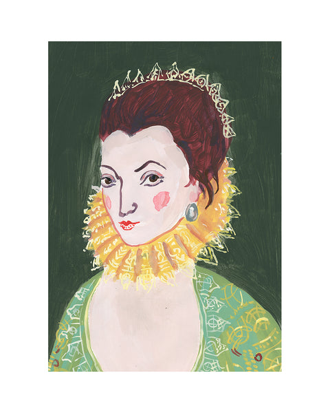 Painted Portrait - Lady Anne Clifford