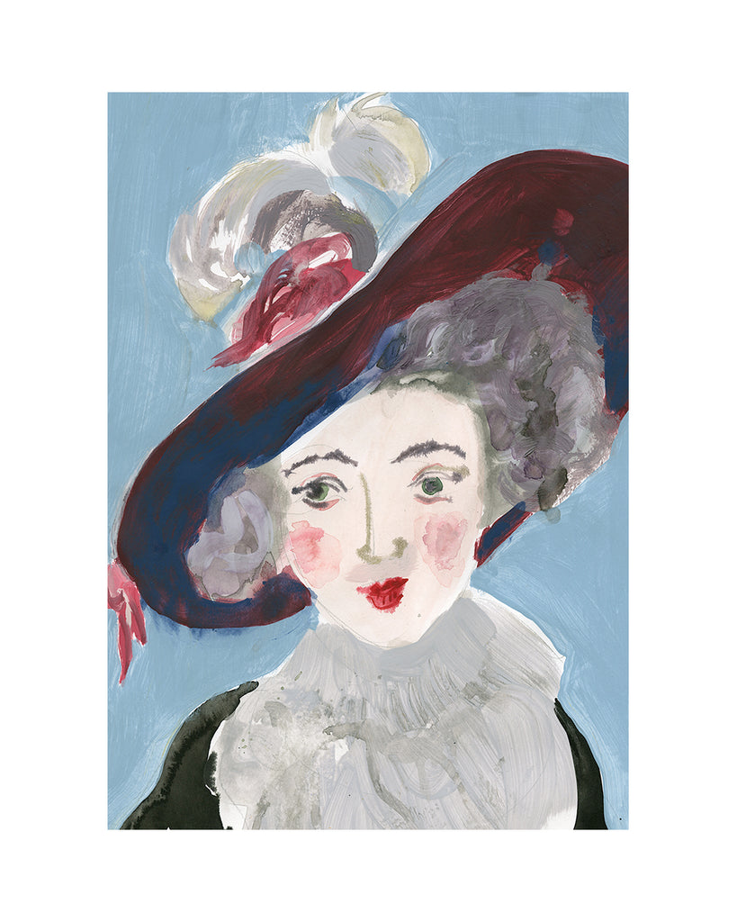Painted Portrait - Frances Molesworth