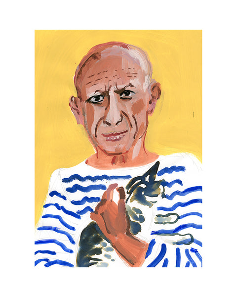 Painted Portrait - Mr Picasso
