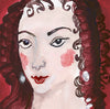 Painted Portrait - Henrietta Maria of France