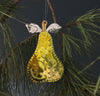 Tin Decoration Golden Pear